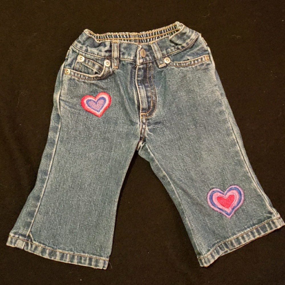 Baby girl blue jeans